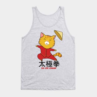 Tai Chi Chuan Cat Tank Top